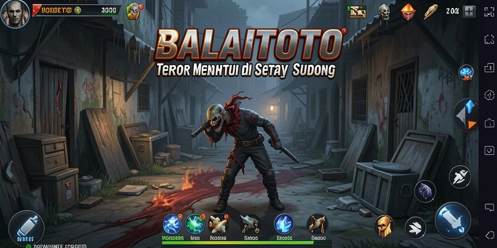 Screenshot game BALAITOTO menampilkan suasana Horror yang mencekam dan penuh misteri.