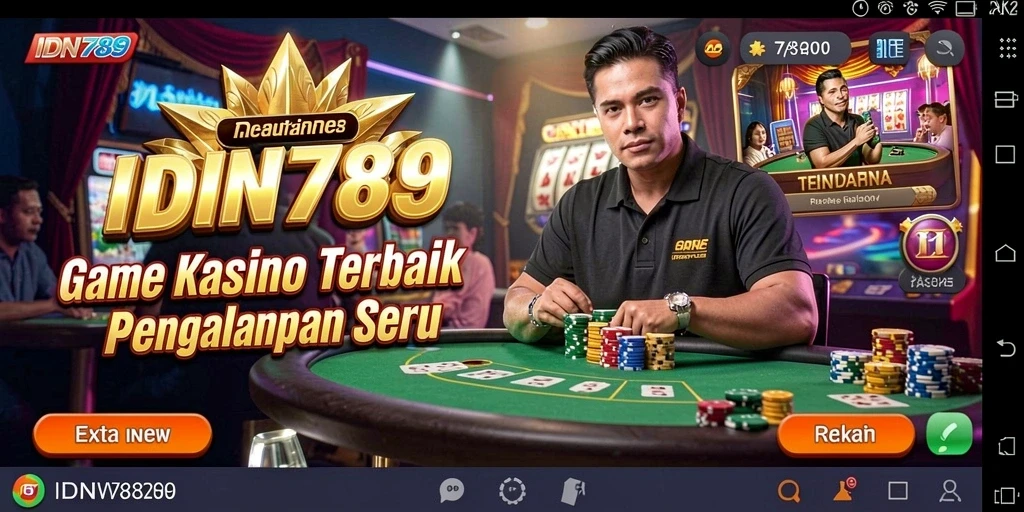 Screenshot IDN789 menampilkan gameplay kasino yang menarik dan interaktif.