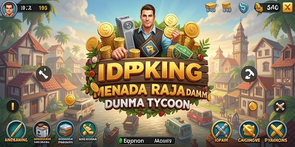 Tangkapan layar menunjukkan pengalaman seru bermain IDPKING dalam membangun kerajaan bisnis.