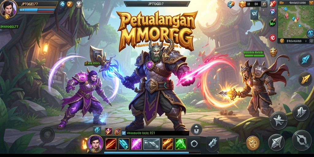 Gameplay seru dari JPTOGEL77 yang penuh dengan petualangan MMORPG.