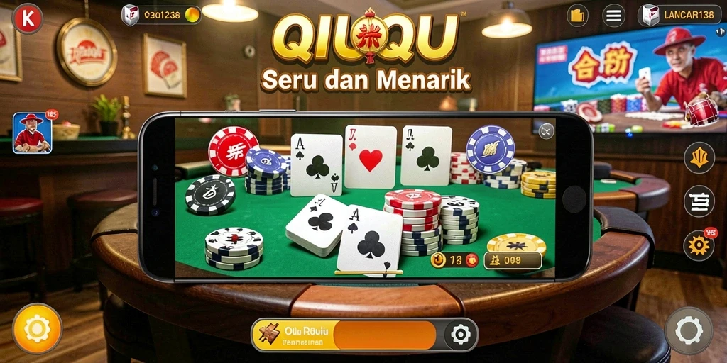 Screenshot LANCAR138 menampilkan gameplay QiuQiu yang menarik.