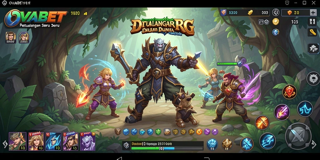 Tampilan gameplay OVABET yang menampilkan petualangan RPG yang mendebarkan.